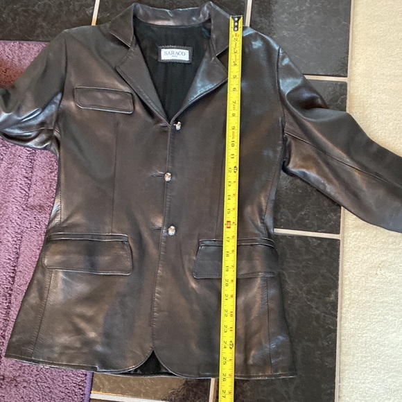 Saraco Josie Leather Blazer - Picture 9 of 10